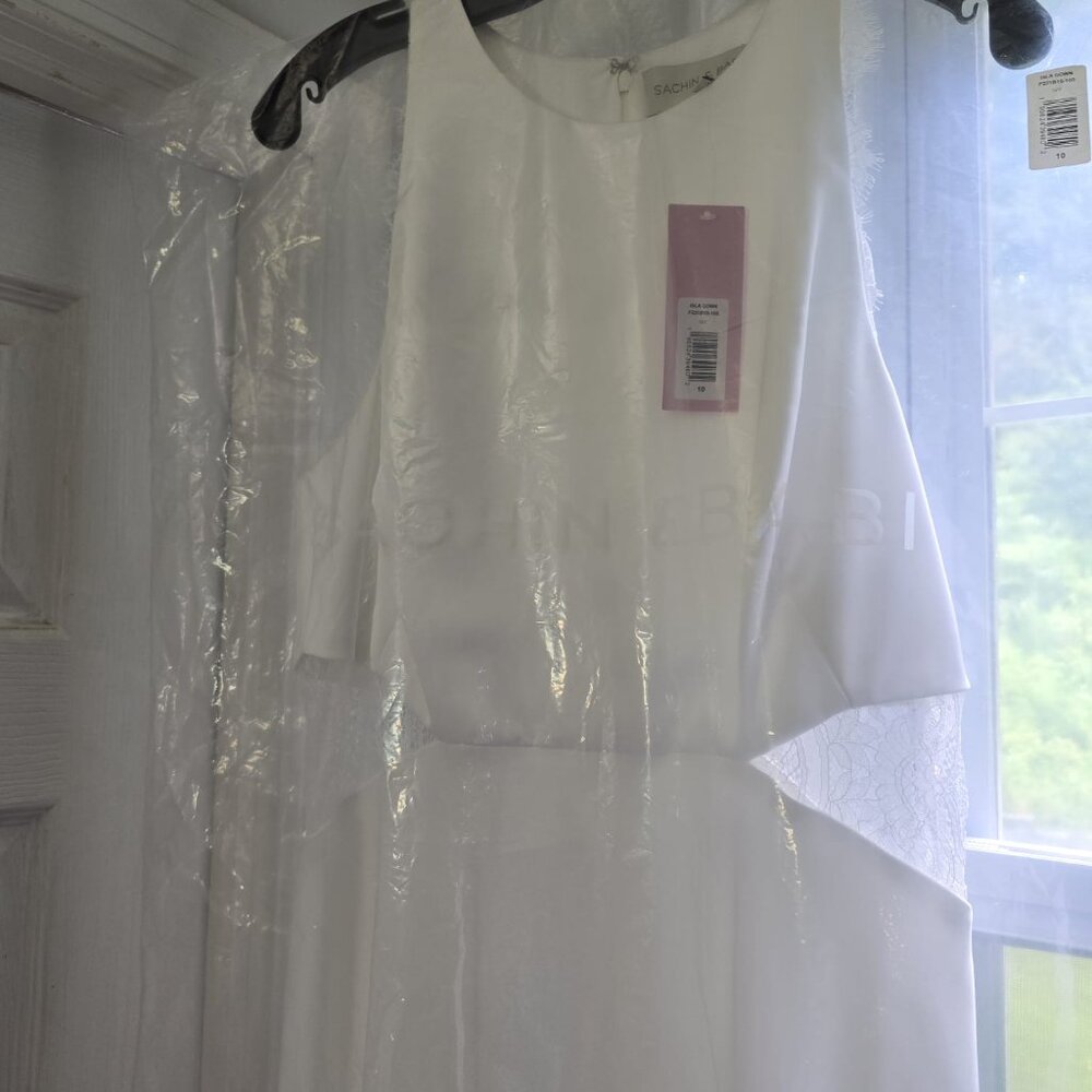 Sachin & Babi Isla Lace Panel Gown - Picture 8 of 9